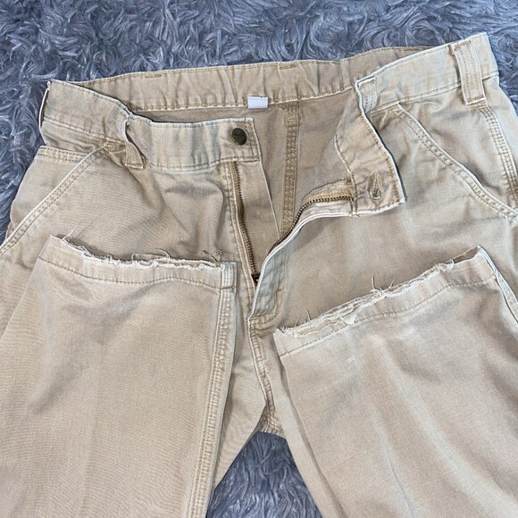 Carhartt Relaxed Straight Twill Dungaree Bundle 2 Work Pants Men 38X30 Utility - Picture 14 of 16